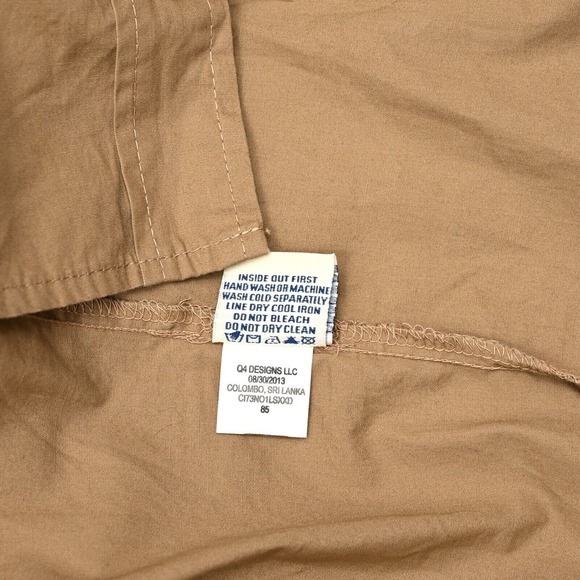 Vintage Coogi Shirt 3XL‎ Mens Military Button Up Back Logo Khaki Y2K Rare - Picture 12 of 12